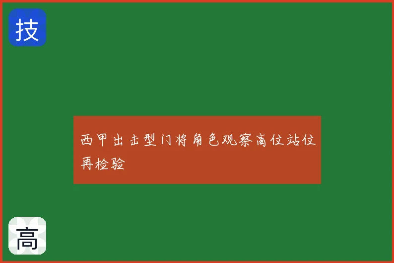 西甲出击型门将角色观察高位站位再检验